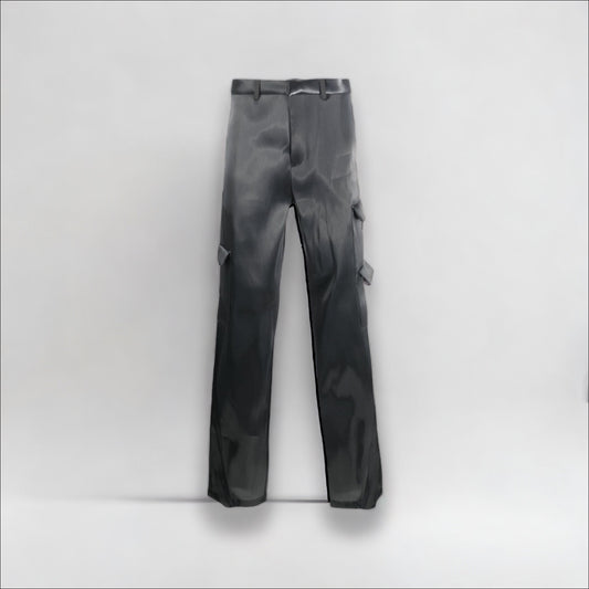 Heliot Emil Liquid Metal Cargo Pants