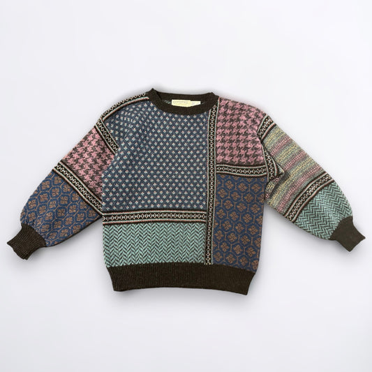 Crazy Color Pattern Sweater